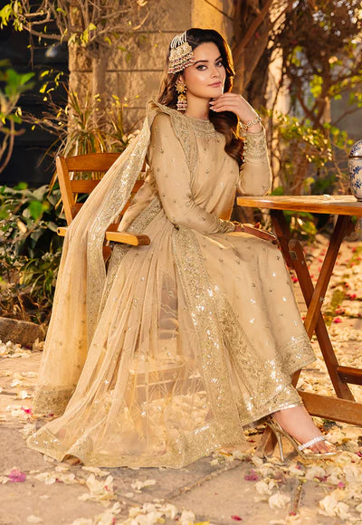 Asim Jofa Noorie x Maahru x Meerab Stitched 3 Pc Embroidered Suit - AJSM-45 - Festive Collection D & M COLLECTION AND NIZAMI JEWELRY