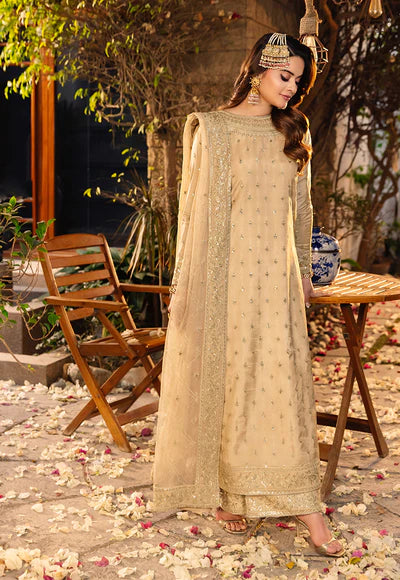 Asim Jofa Noorie x Maahru x Meerab Stitched 3 Pc Embroidered Suit - AJSM-45 - Festive Collection D & M COLLECTION AND NIZAMI JEWELRY