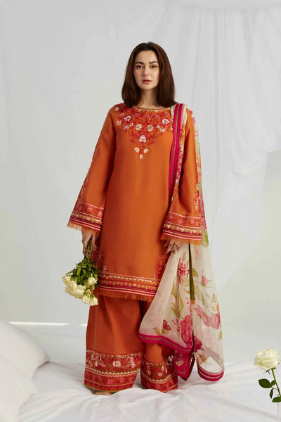 Coco by Zara Shahjahan Unstitched 3 Piece Embroidered Lawn Suit 10B - Summer Collection D & M COLLECTION AND NIZAMI JEWELRY