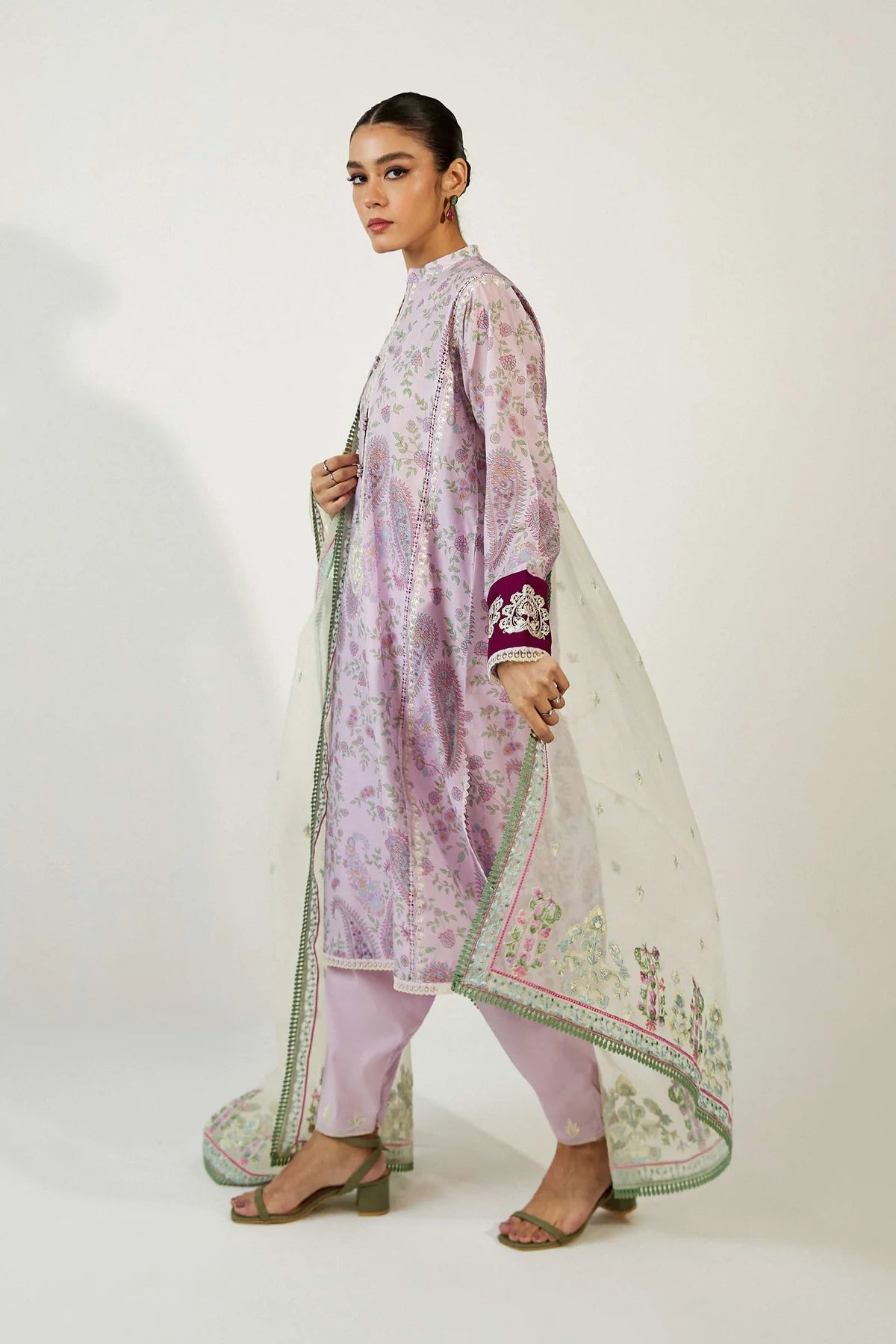 Coco by Zara Shahjahan Unstitched 3 Piece Embroidered Lawn Suit 3A - Summer Collection D & M COLLECTION AND NIZAMI JEWELRY