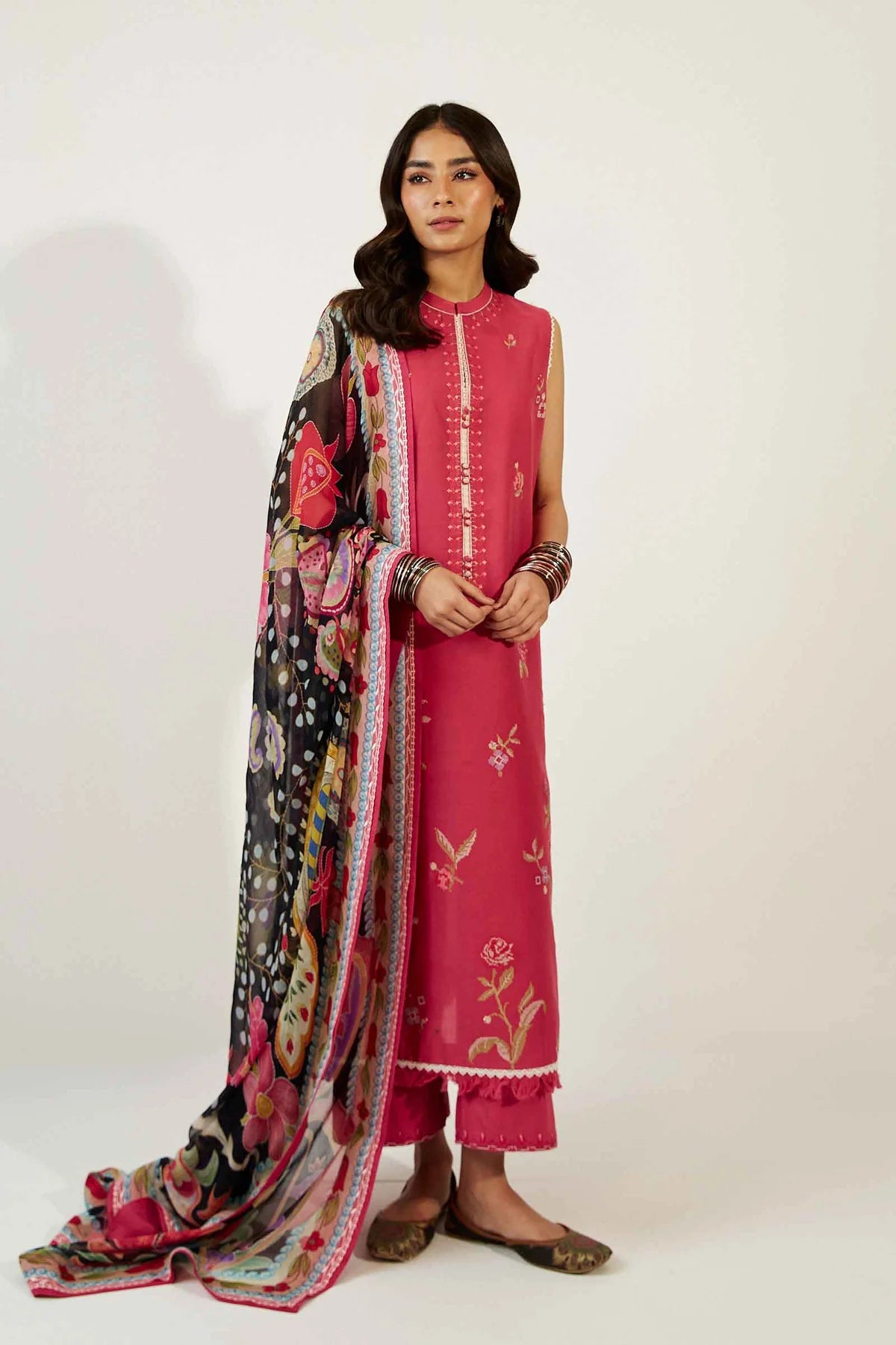 Coco by Zara Shahjahan Unstitched 3 Piece Embroidered Lawn Suit 4A - Summer Collection D & M COLLECTION AND NIZAMI JEWELRY