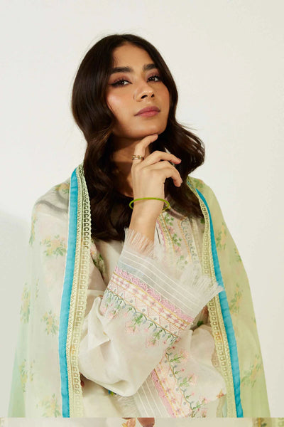 Coco by Zara Shahjahan Unstitched 3 Piece Embroidered Lawn Suit 6A - Summer Collection D & M COLLECTION AND NIZAMI JEWELRY