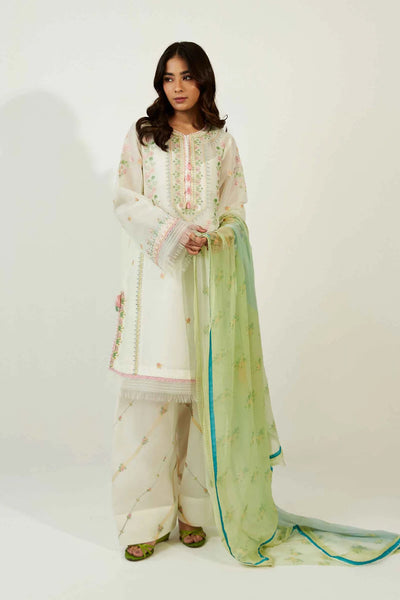 Coco by Zara Shahjahan Unstitched 3 Piece Embroidered Lawn Suit 6A - Summer Collection D & M COLLECTION AND NIZAMI JEWELRY