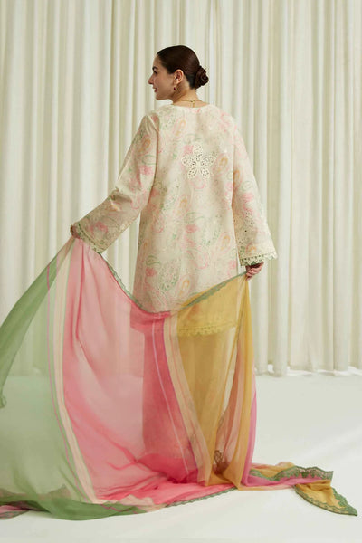 Coco by Zara Shahjahan Unstitched 3 Piece Embroidered Lawn Suit 9B - Summer Collection D & M COLLECTION AND NIZAMI JEWELRY