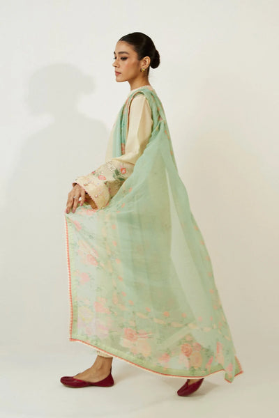 Coco by Zara Shahjahan Unstitched 3 Piece Embroidered Lawn Suit 2A - Summer Collection