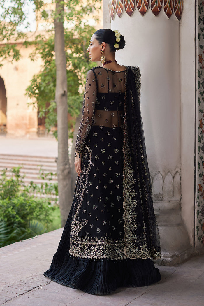 Dastangoi By Afrozeh Unstitched 3 Piece Embroidered Net Suit DGAF23 AWE-23-V1-06 Nafeesa - Wedding Collection