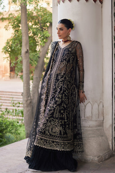 Dastangoi By Afrozeh Unstitched 3 Piece Embroidered Net Suit DGAF23 AWE-23-V1-06 Nafeesa - Wedding Collection