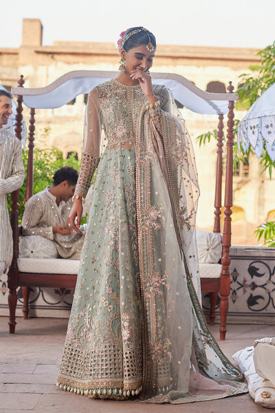 Dastangoi By Afrozeh Unstitched 3 Piece Embroidered Organza Suit DGAF23 AWE-23-V1-01 Mehrunisa - Wedding Collection