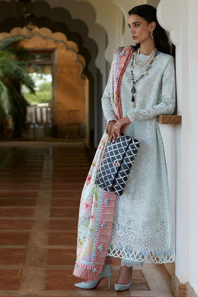 Elan Stitched 3 Pc Embroidered Lawn Suits EL23-07 B Kaia- Summer Collection D & M COLLECTION AND NIZAMI JEWELRY