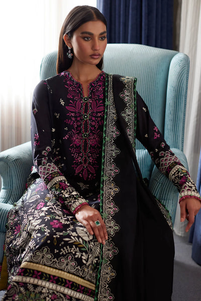 Elan Stitched 3 Piece Embroidered Lawn Suit EL24L D-03B Qistina- Summer Collection