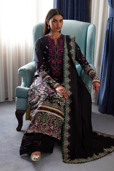 Elan Stitched 3 Piece Embroidered Lawn Suit EL24L D-03B Qistina- Summer Collection