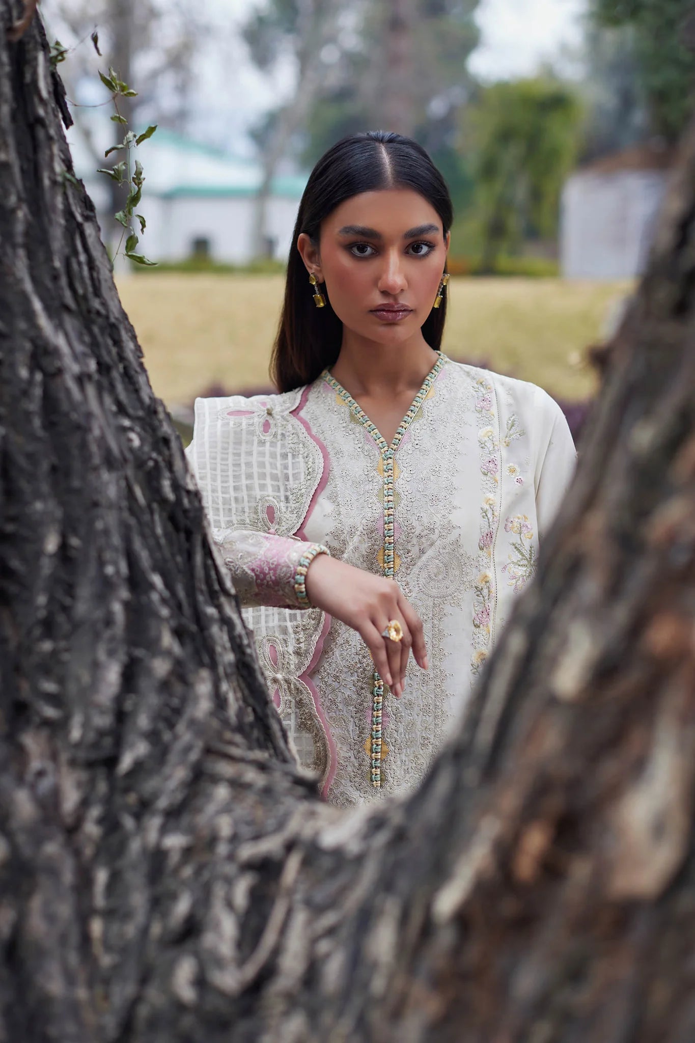 Elan Stitched 3 Piece Embroidered Lawn Suit EL24L D-05A Neziha- Summer Collection