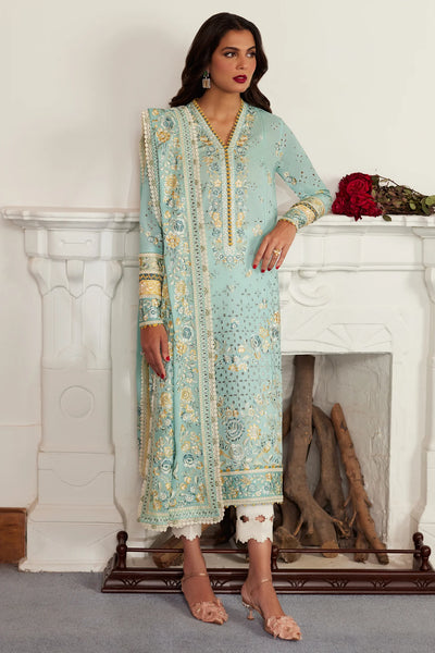 Elan Stitched 3 Piece Embroidered Lawn Suit EL24L D-06A Ivana- Summer Collection