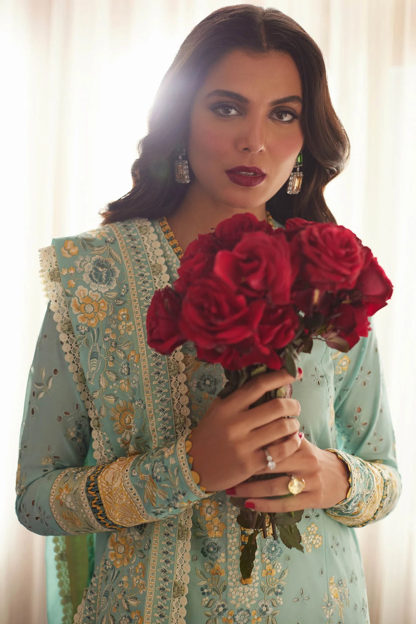 Elan Stitched 3 Piece Embroidered Lawn Suit EL24L D-06A Ivana- Summer Collection