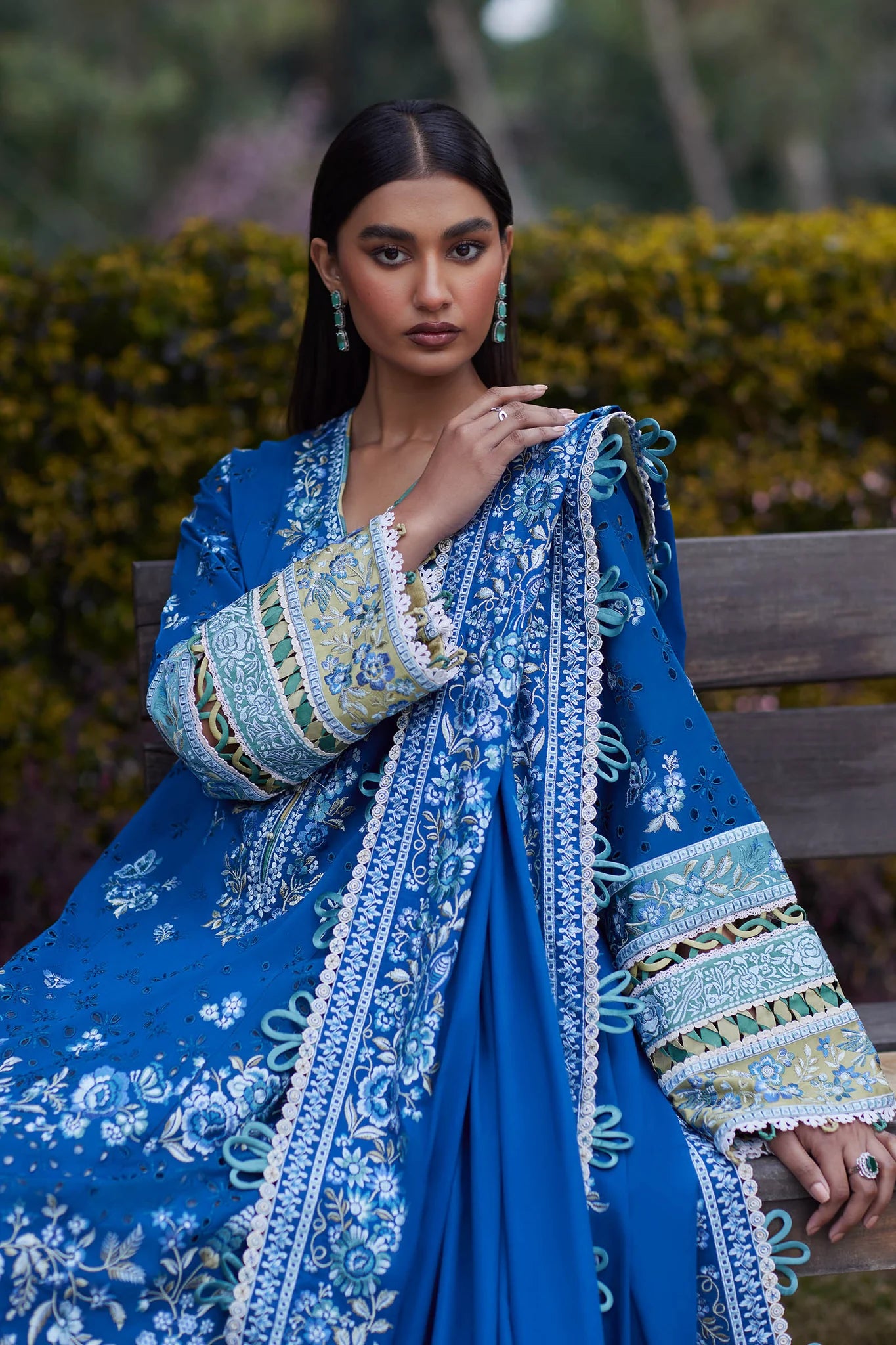 Elan Stitched 3 Piece Embroidered Lawn Suit EL24L D-06B Ivana- Summer Collection