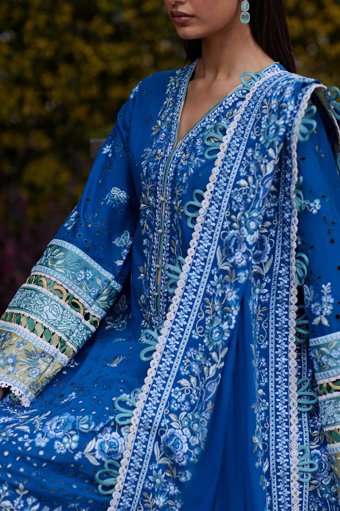 Elan Stitched 3 Piece Embroidered Lawn Suit EL24L D-06B Ivana- Summer Collection