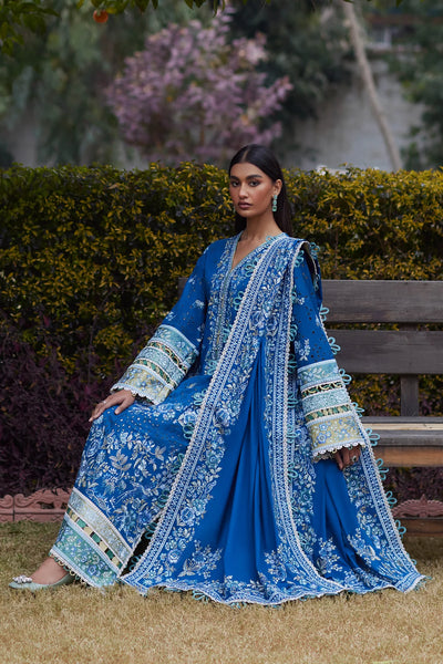 Elan Stitched 3 Piece Embroidered Lawn Suit EL24L D-06B Ivana- Summer Collection