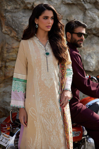 Elan Stitched 3 Piece Embroidered Lawn Suit EL24L D-07B Sherine - Summer Collection