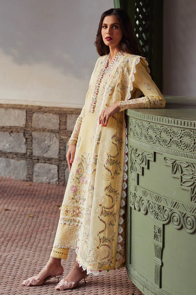 Elan Stitched 3 Piece Embroidered Lawn Suit EL24L D-08B Zenel - Summer Collection