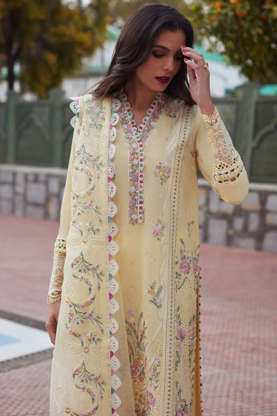 Elan Stitched 3 Piece Embroidered Lawn Suit EL24L D-08B Zenel - Summer Collection