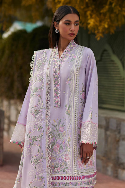 Elan Stitched 3 Piece Embroidered Lawn Suit EL24L D-08A Zenel - Summer Collection