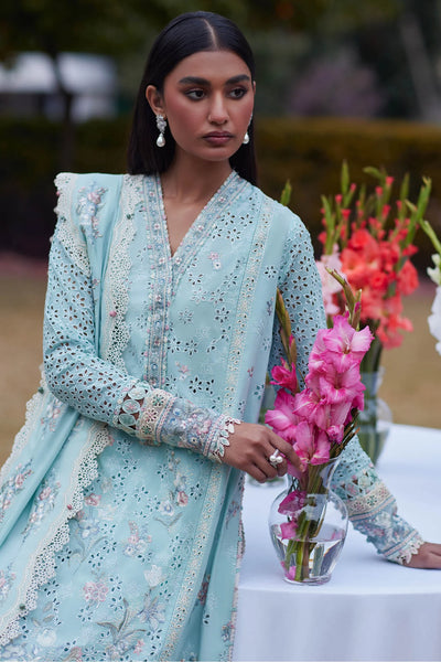 Elan Stitched 3 Piece Embroidered Lawn Suit EL24L D-09B Aireen - Summer Collection