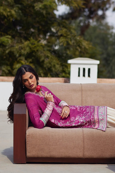 Elan Stitched 3 Piece Embroidered Lawn Suit EL24L D-10A Aira - Summer Collection