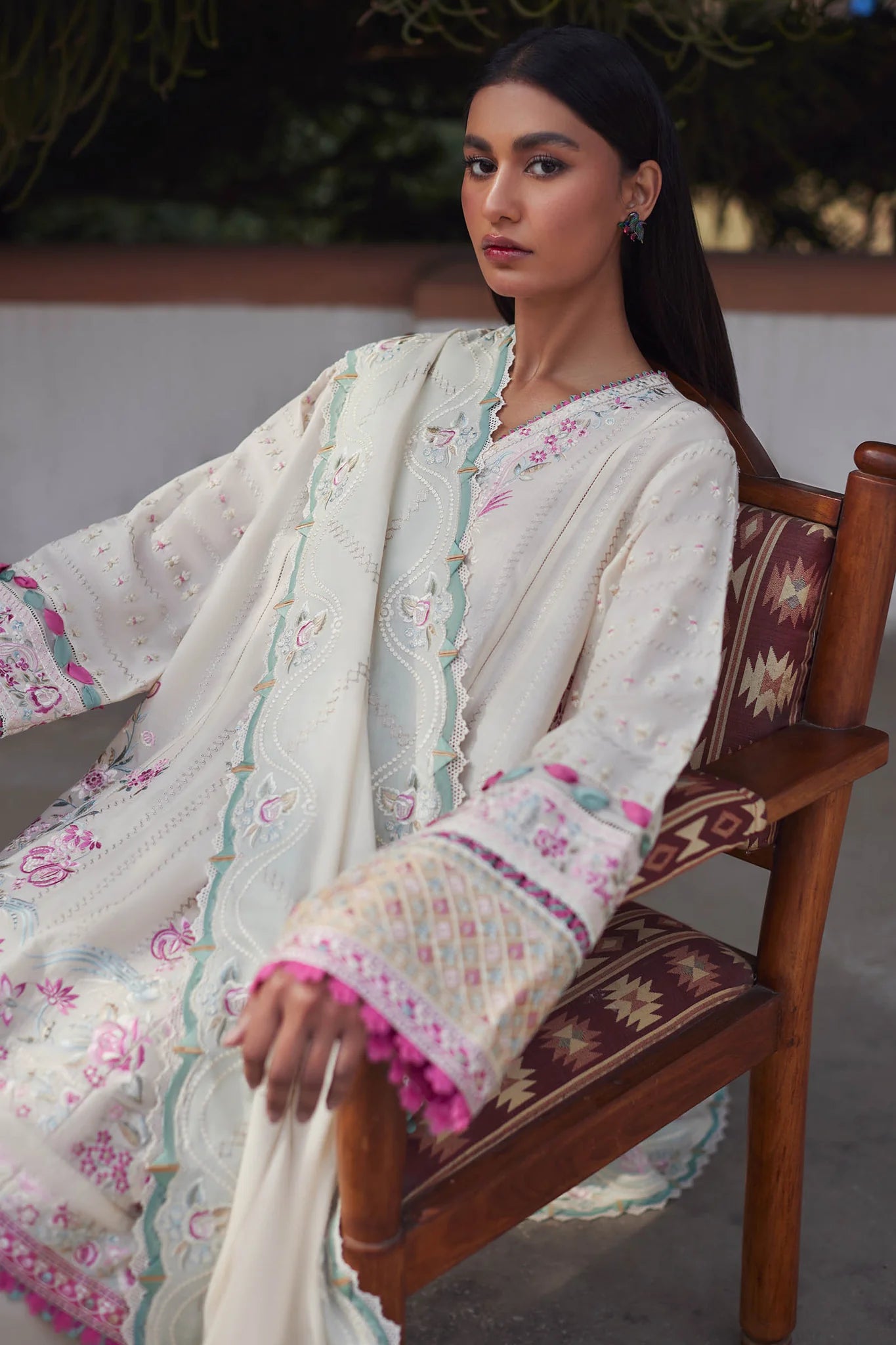 Elan Stitched 3 Piece Embroidered Lawn Suit EL24L D-10B Aira - Summer Collection