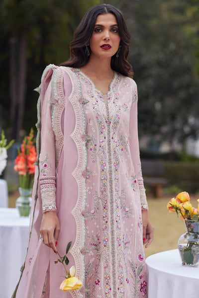 Elan Stitched 3 Piece Embroidered Lawn Suit EL24L D-11B Mirzeta - Summer Collection