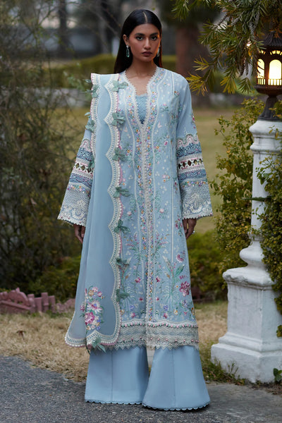 Elan Stitched 3 Piece Embroidered Lawn Suit EL24L D-11A Mirzeta - Summer Collection