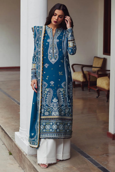 Elan Stitched 3 Piece Embroidered Lawn Suit EL24L D-04A Mahrosh- Summer Collection