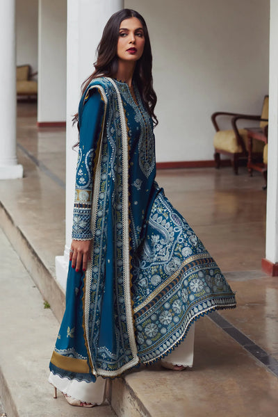 Elan Stitched 3 Piece Embroidered Lawn Suit EL24L D-04A Mahrosh- Summer Collection