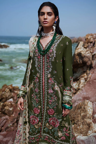 Elan Unstitched 3 Piece Embroidered Karandi Suit EL23UW EW23-03 Cora - Winter Collection