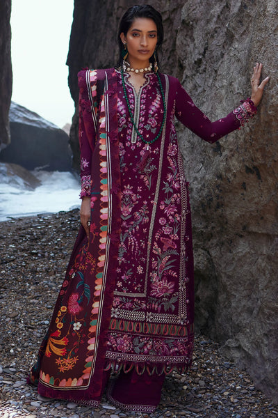 Elan Unstitched 3 Piece Embroidered Khaddar Suit EL23UW EW23-05 Elnaz - Winter Collection