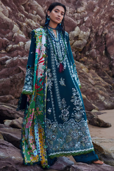 Elan Unstitched 3 Piece Embroidered Khaddar Suit EL23UW EW23-08 Freya - Winter Collection