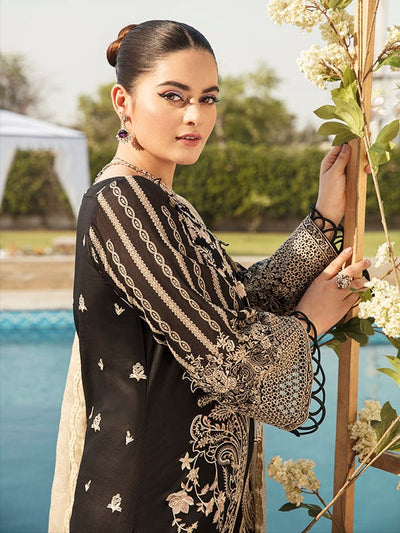 Firdous Stitched 3 Pc Embroidered Lawn Suit Eid Collection’22 – Kiara-06 - Luxury Summer Collection D & M COLLECTION AND NIZAMI JEWELRY