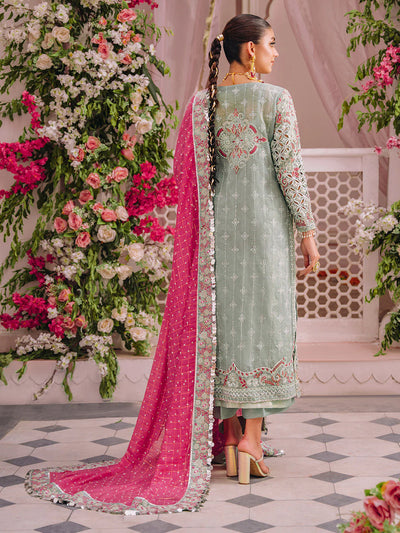 Heeriye By Faiza Faisal Unstitched Embroidered Net Suit FF24H - Alaya - Wedding Collection