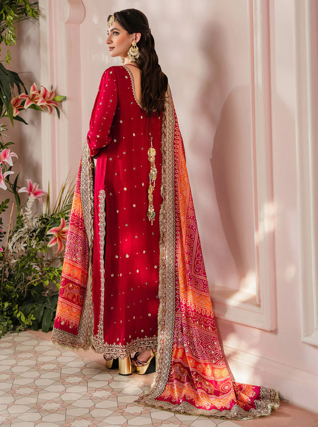 Heeriye By Faiza Faisal Unstitched Embroidered Silk Suit FF24H - Kaira - Wedding Collection