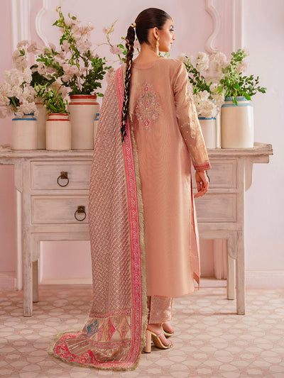 Heeriye By Faiza Faisal Unstitched Embroidered Masoori Suit FF24H - Noor - Wedding Collection