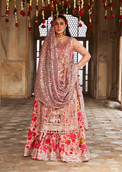 Hussain Rehar Stitched 3 Piece Embroidered Suit H24ELF - Sham - Luxury Festive Collection