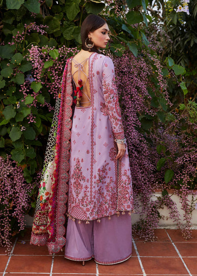 Hussain Rehar Stitched 3 Piece Embroidered Lawn Suit HRR24EL AYZEL - Luxury Collection