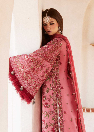 Hussain Rehar Stitched 3 Piece Embroidered Lawn Suit HRR24EL LAYLA - Luxury Collection