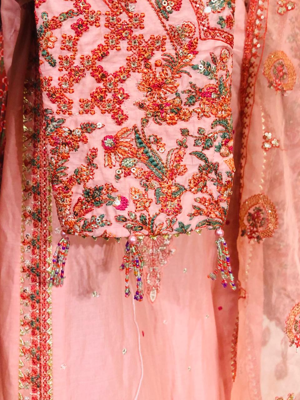 Hussain Rehar Stitched 3 Piece Embroidered Lawn Suit HRR24EL NAYRA - Luxury Collection