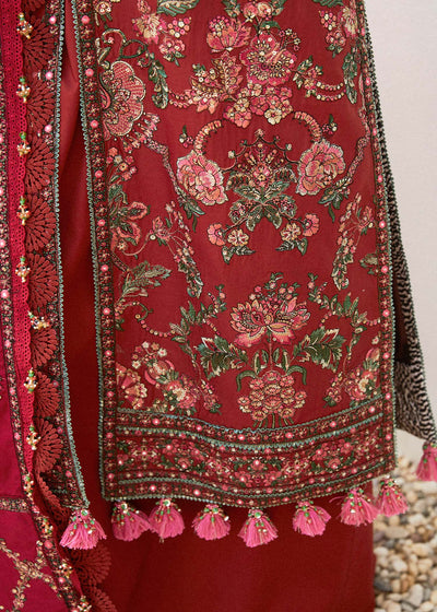 Hussain Rehar Stitched 3 Piece Embroidered Lawn Suit HRR24EL RUHI - Luxury Collection