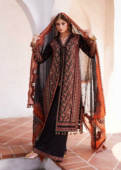 Hussain Rehar Stitched 3 Piece Embroidered Lawn Suit HRR24EL SIFOUNA - Luxury Collection