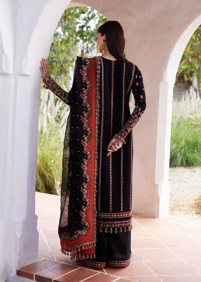 Hussain Rehar Stitched 3 Piece Embroidered Lawn Suit HRR24EL SIFOUNA - Luxury Collection