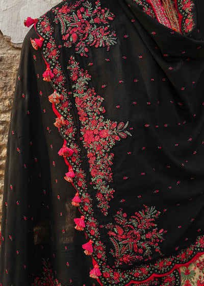 Hussain Rehar Unstitched 3 Piece Embroidered Karandi Suit HR23EKW - Aegean - Winter Collection