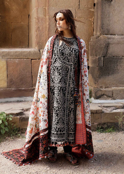 Hussain Rehar Unstitched 3 Piece Embroidered Karandi Suit HR23EKW - Vanta - Winter Collection