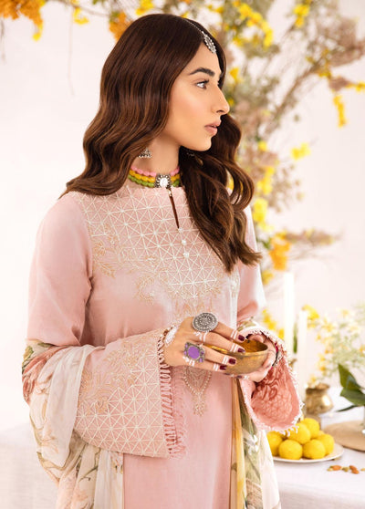 Iznik Eid Festive Stitched 3 Pc Lawn Suit IE-02 - Nazahah - Luxury Summer Collection D & M COLLECTION AND NIZAMI JEWELRY