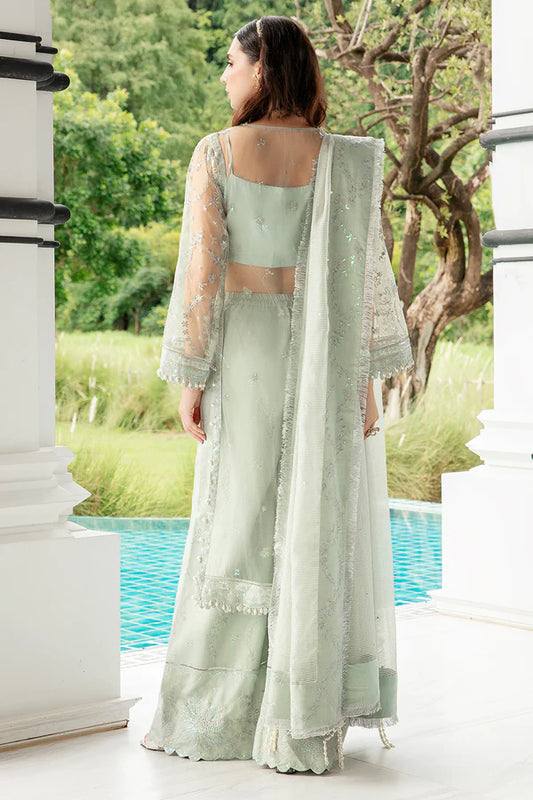 Mojito by Saad Shaikh Embroidered Lawn Unstitched 3 Piece Suit - D-1100 Zestel - SS25MOJ - Black - Summer Collection main image 1